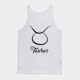 Taurus Zodiac Design Tank Top